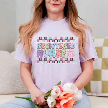 Registered Nurse Retro T-shirt