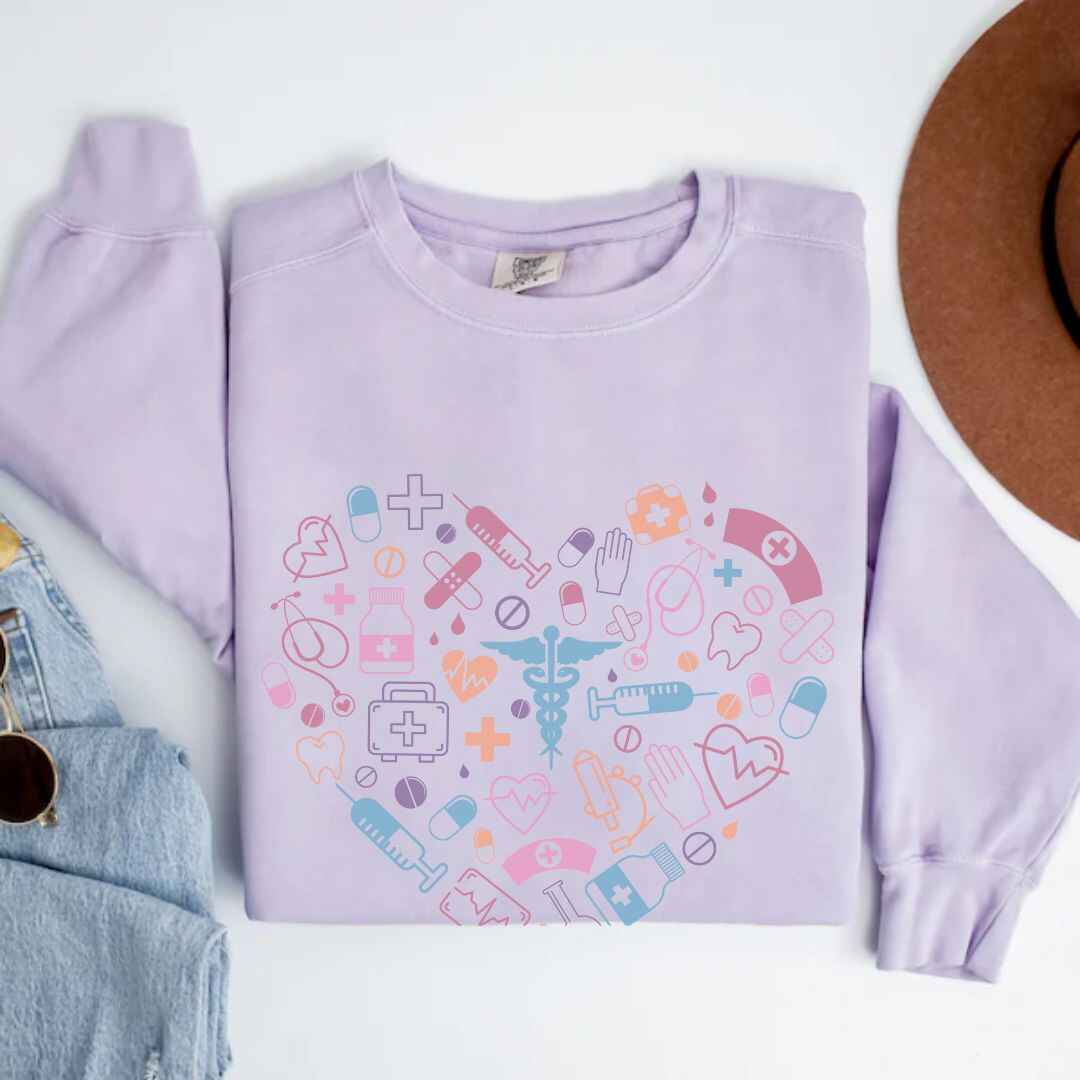 Colorful Heart Medicine Sweatshirt