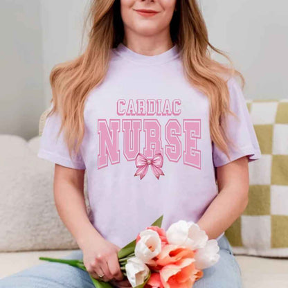 Cardiac Nurse College Coquette T-shirt