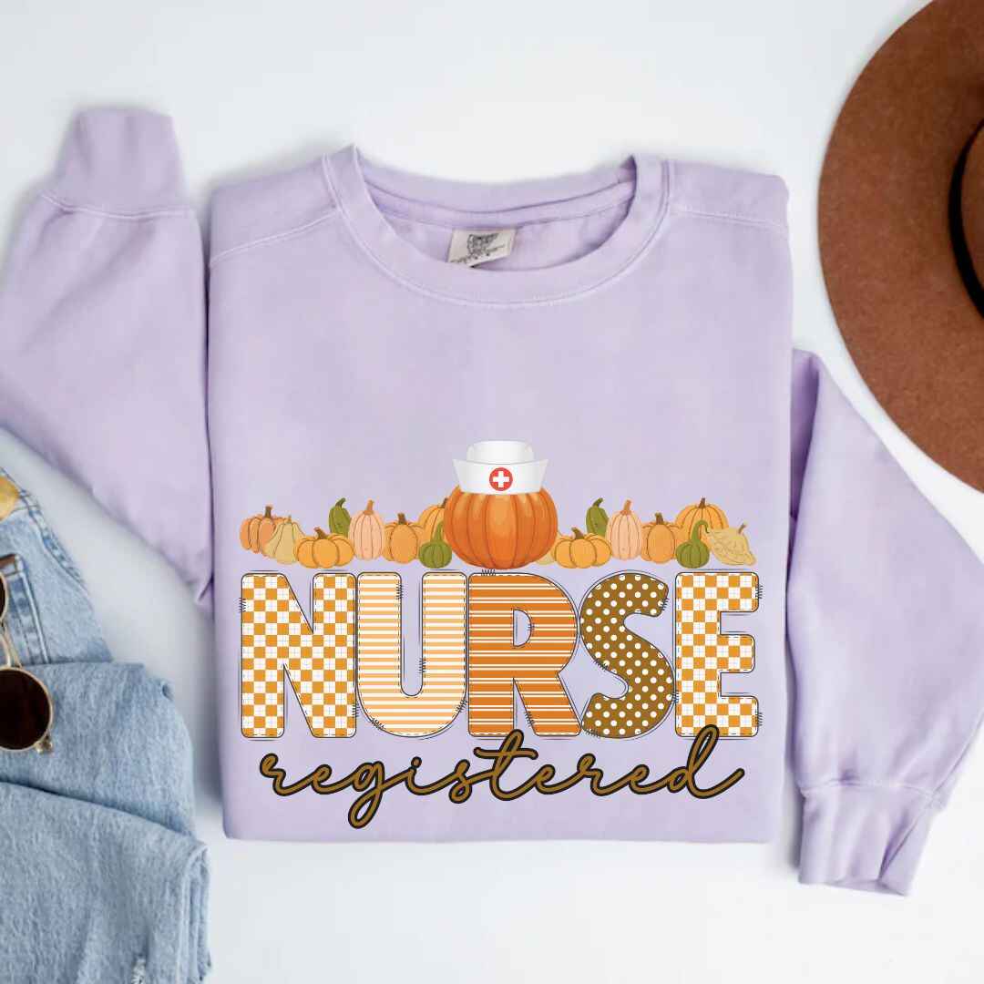 Registered Nurse Pumpkin Fall Sweatshirt