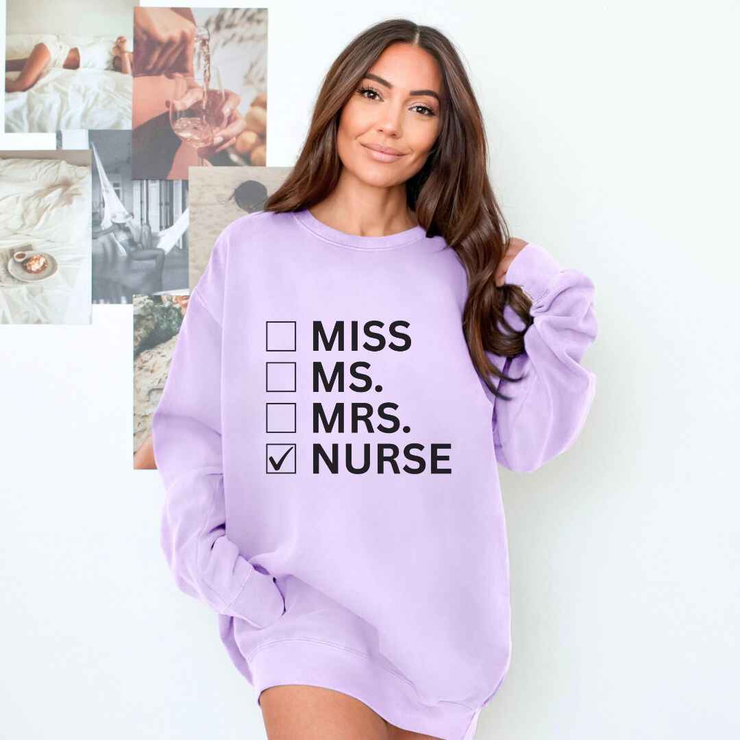 Nurse Checkbox Sweatshirt