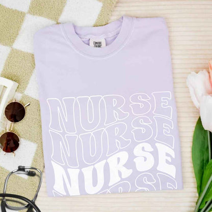 General Nurse Wavy Nurse T-shirt