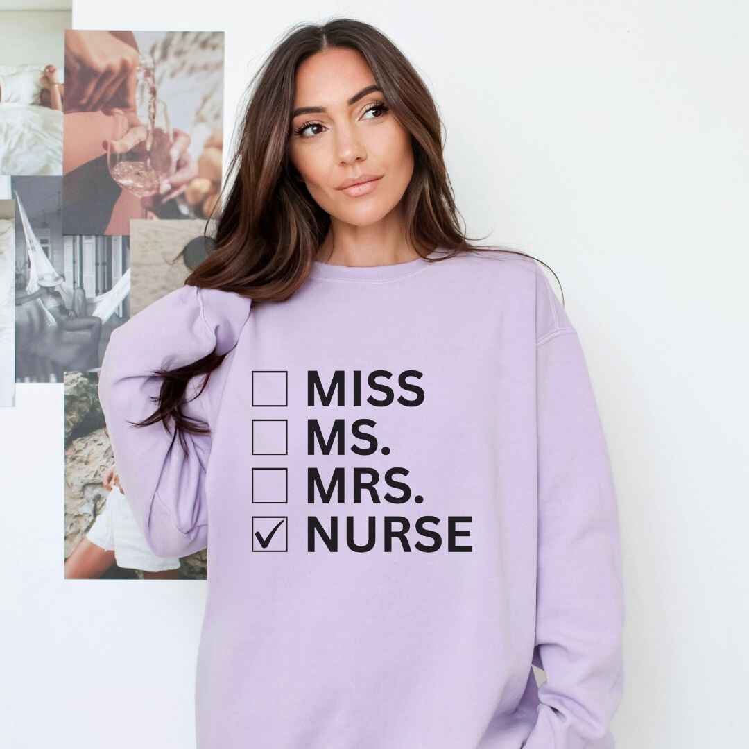 Nurse Checkbox Sweatshirt