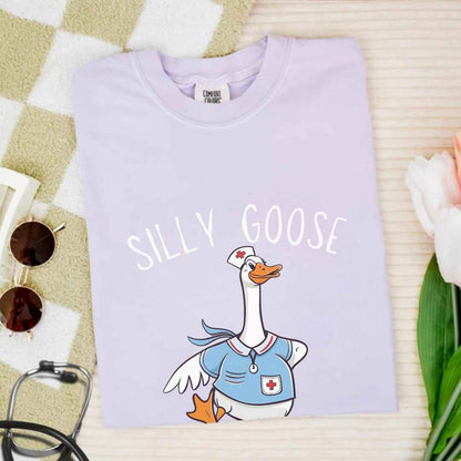 Silly Goose Nurse Club Funny T-shirt