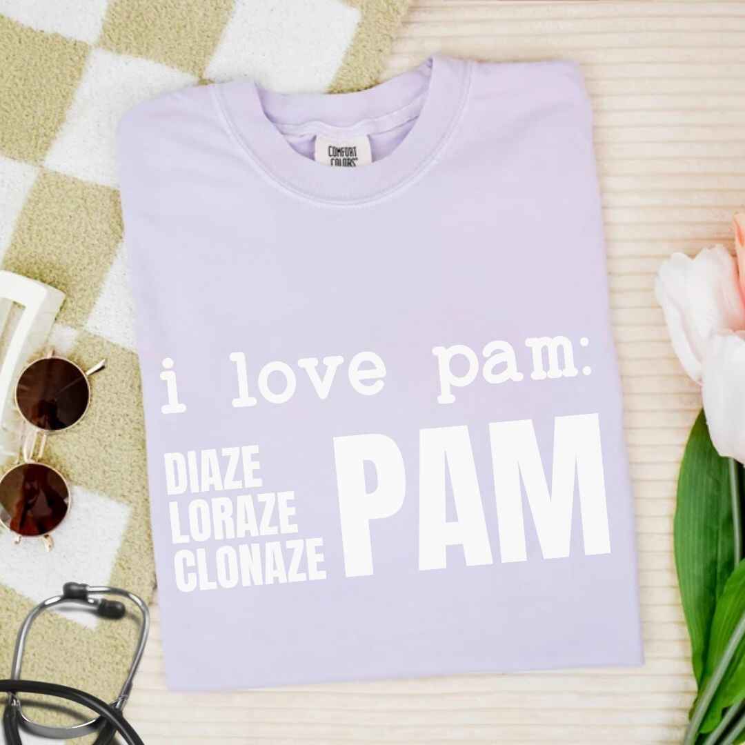 I Love Pam Funny T-shirt