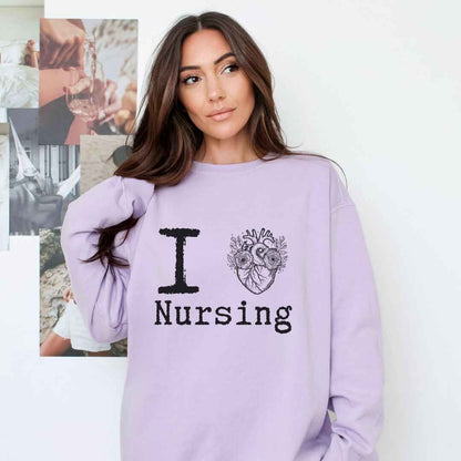 I Heart Nursing Sweatshirt