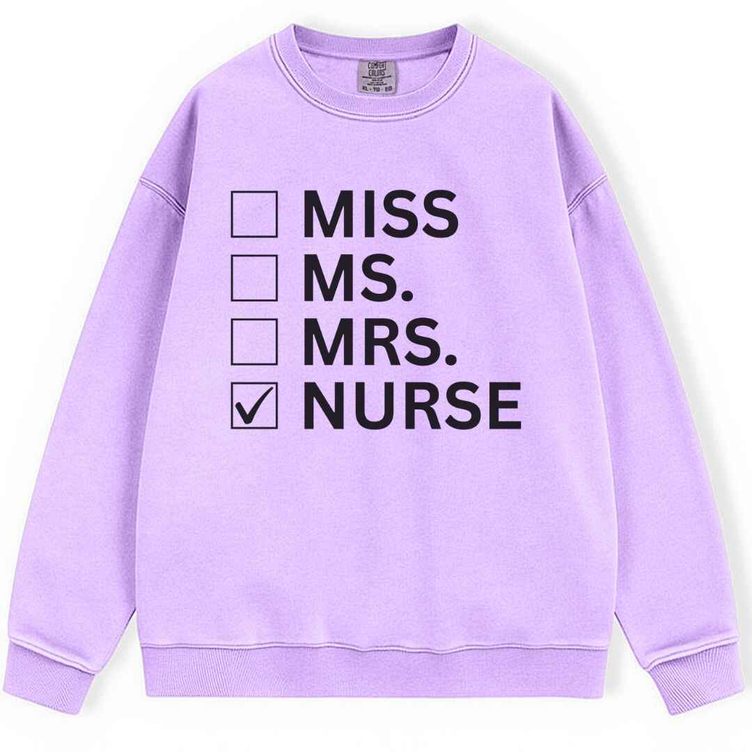 Nurse Checkbox Sweatshirt