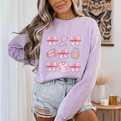 Girly Coquette Nurse Sweatshirt