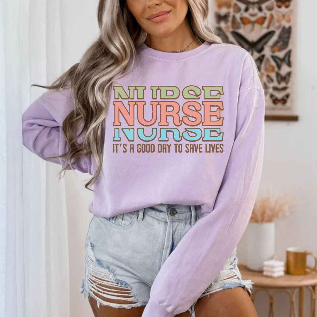 It's A Good Day To Save Lives Nurse Sweatshirt