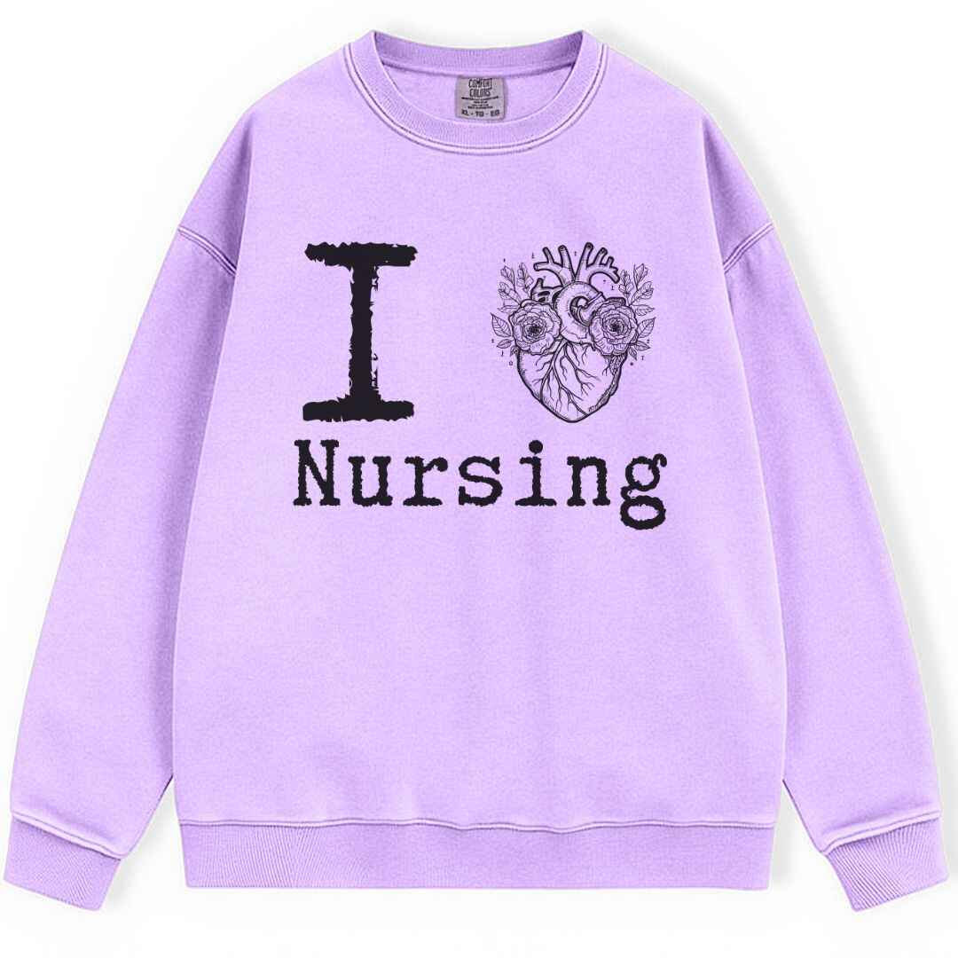 I Heart Nursing Sweatshirt