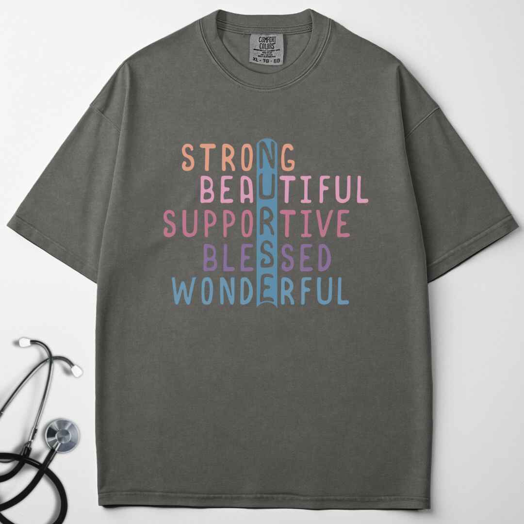 Retro Nurse Scrabble T-shirt