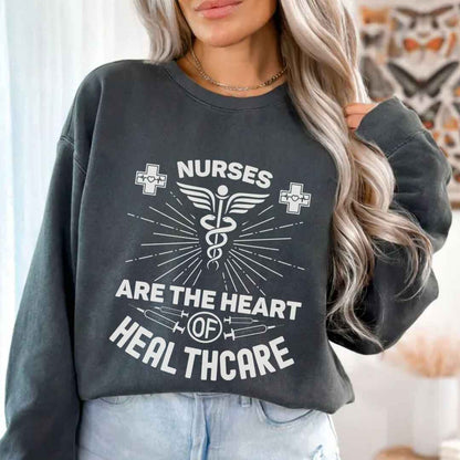 Nurses Are The Heart Of Healthcare Sweatshirt