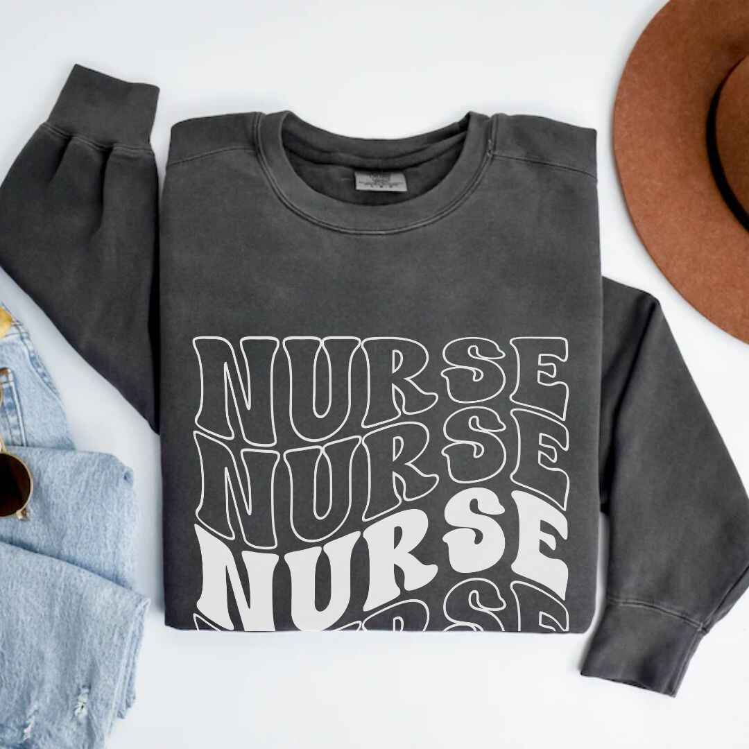 General Nurse Wavy Nurse Sweatshirt