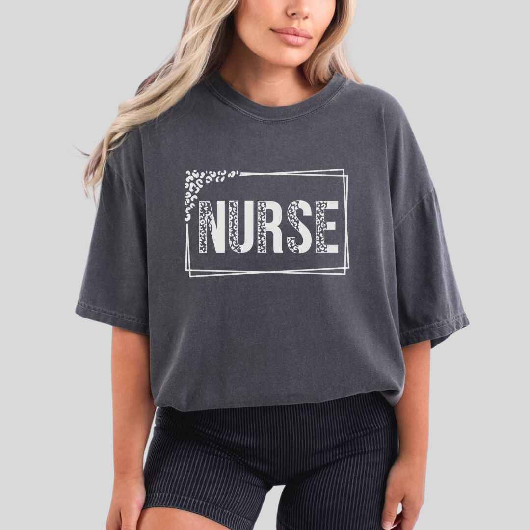 Nurse Leopard Print T-shirt
