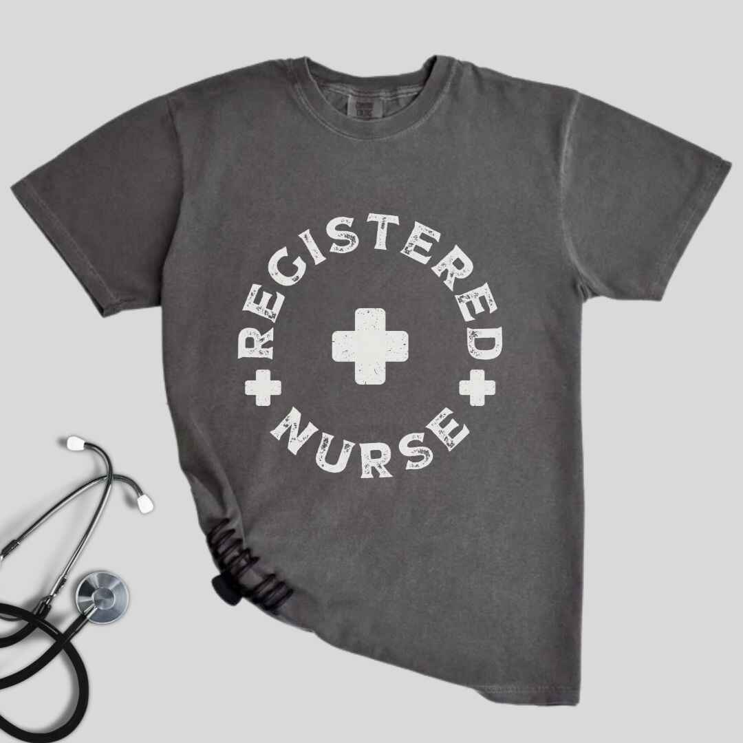 Rustic Registered Nurse T-shirt