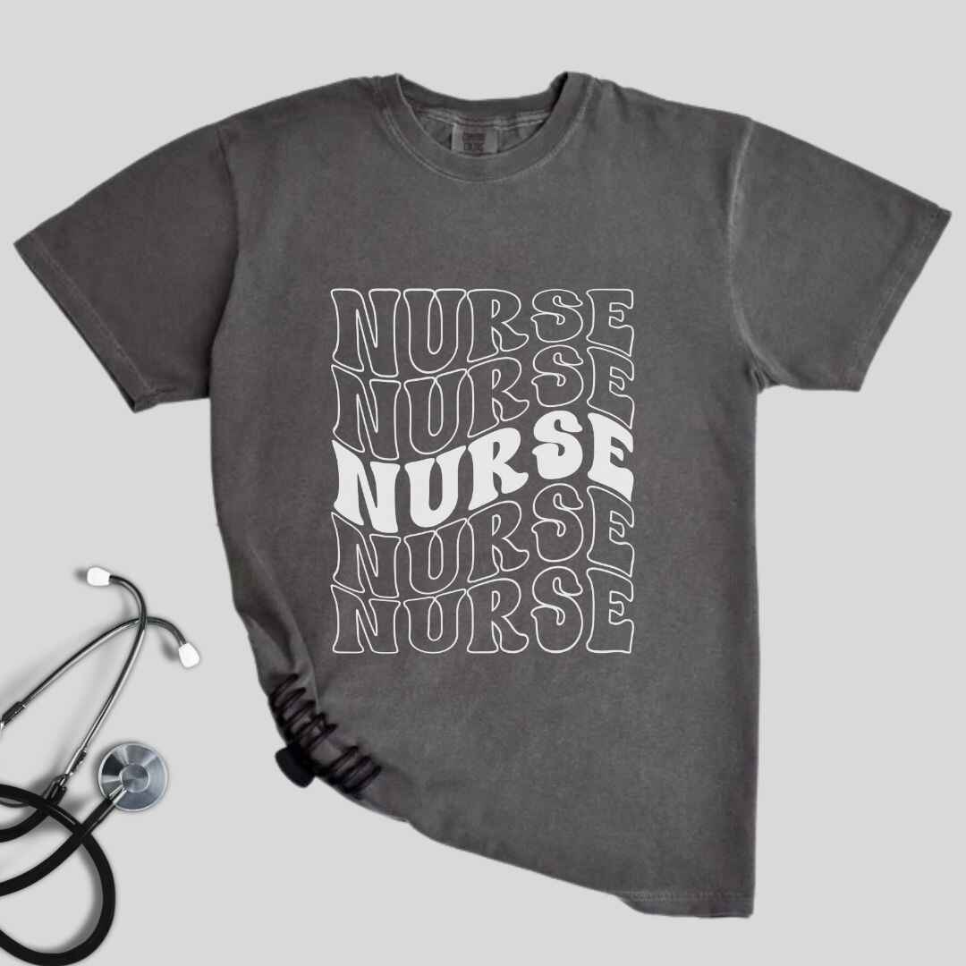 General Nurse Wavy Nurse T-shirt