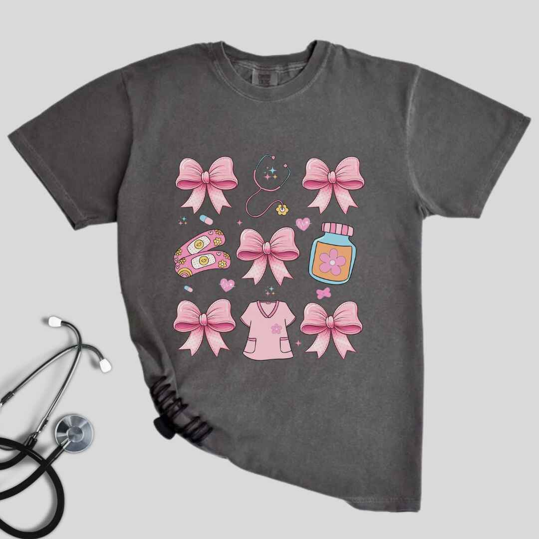 Girly Coquette Nurse T-shirt