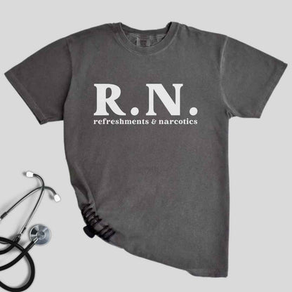 Refreshments & Narcotic Funny T-shirt