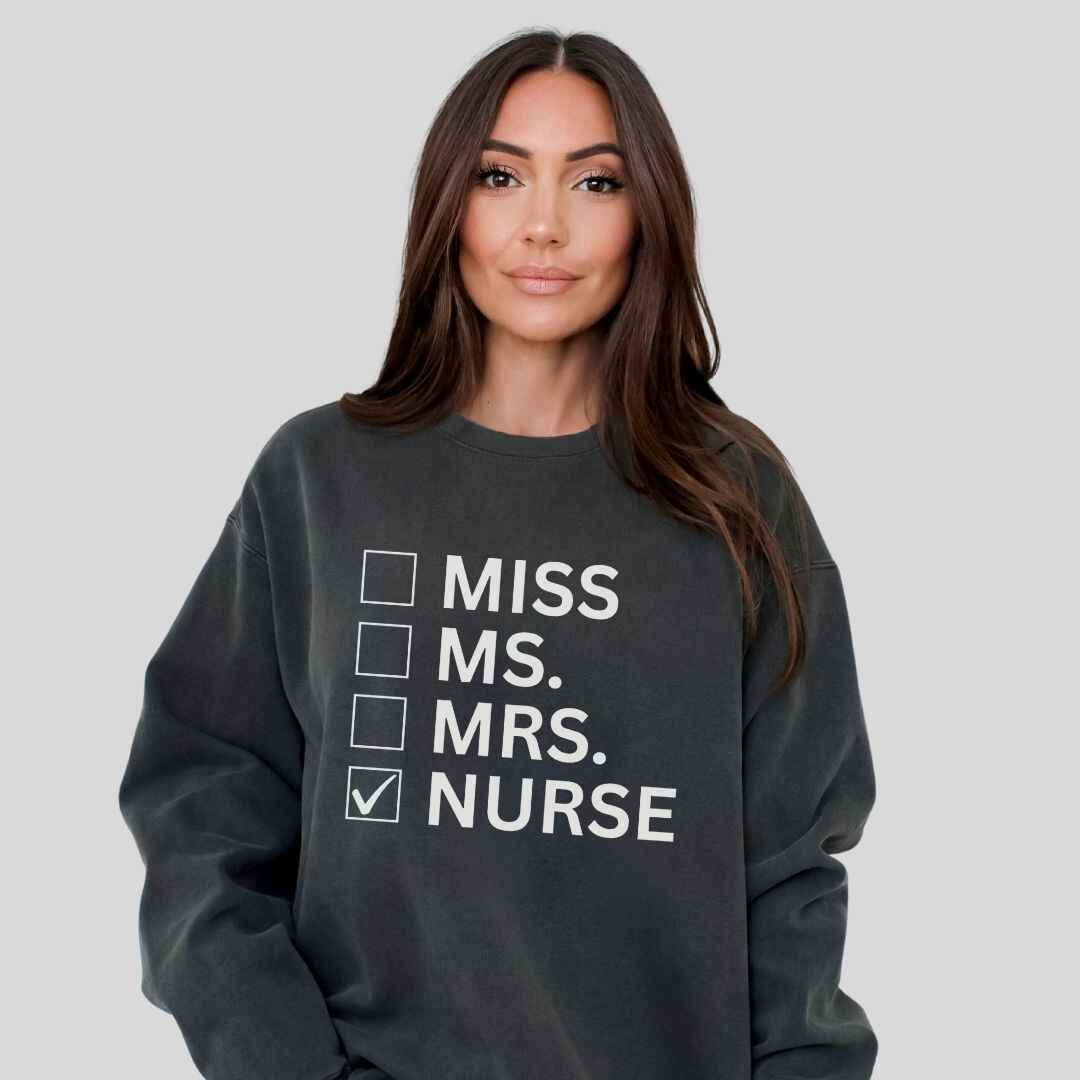 Nurse Checkbox Sweatshirt
