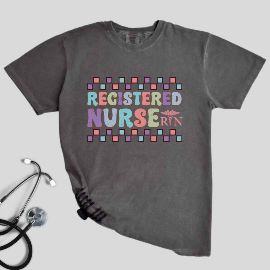 Registered Nurse Retro T-shirt