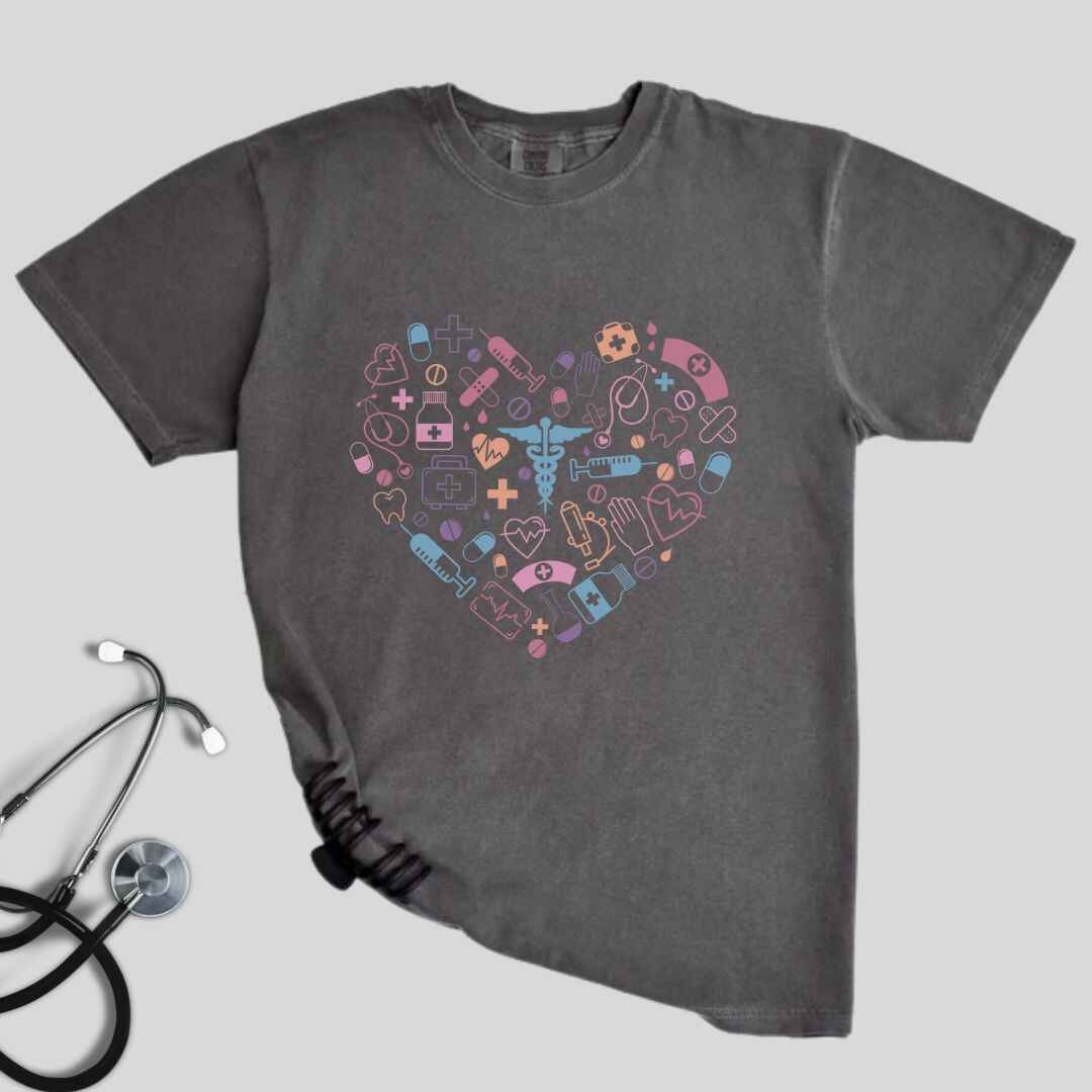 Colorful Heart Medicine T-shirt