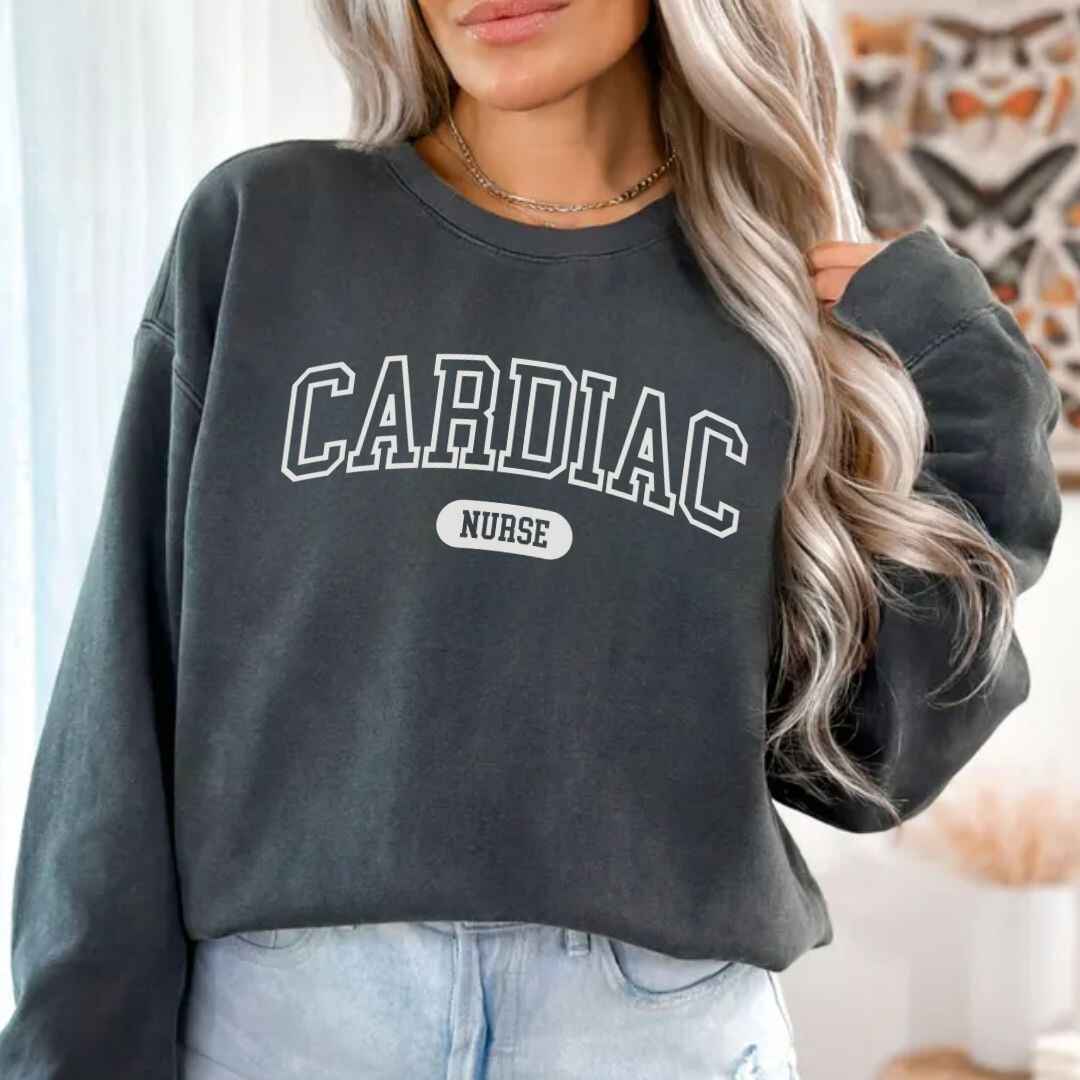 Cardiac Nurse College Sweatshirt