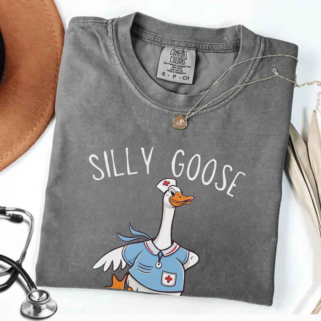 Silly Goose Nurse Club Funny T-shirt