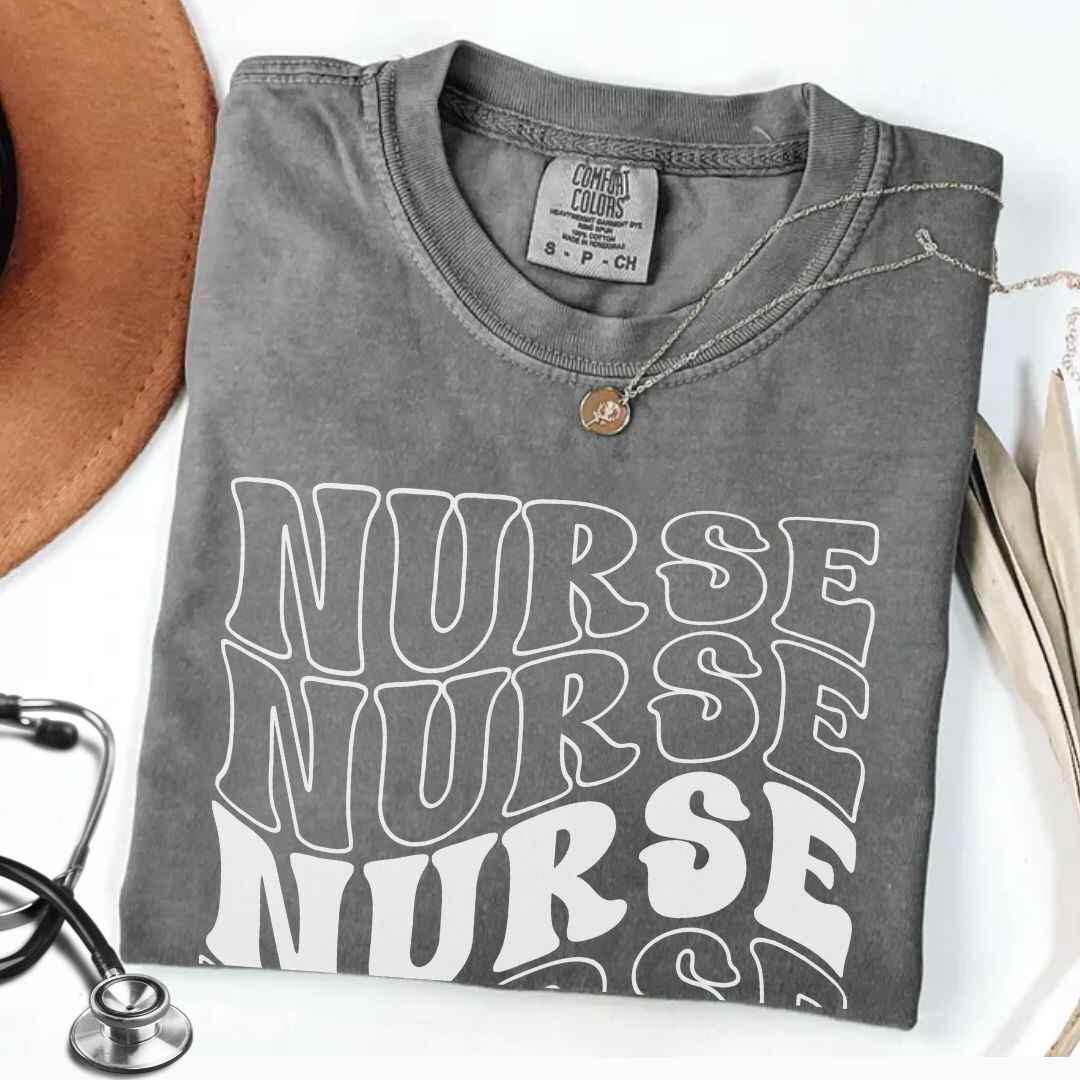 General Nurse Wavy Nurse T-shirt