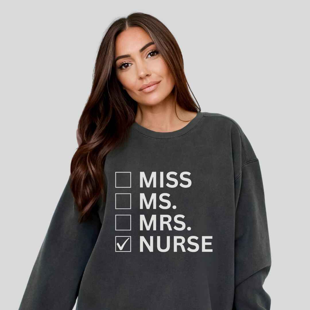 Nurse Checkbox Sweatshirt