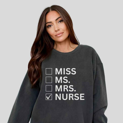 Nurse Checkbox Sweatshirt