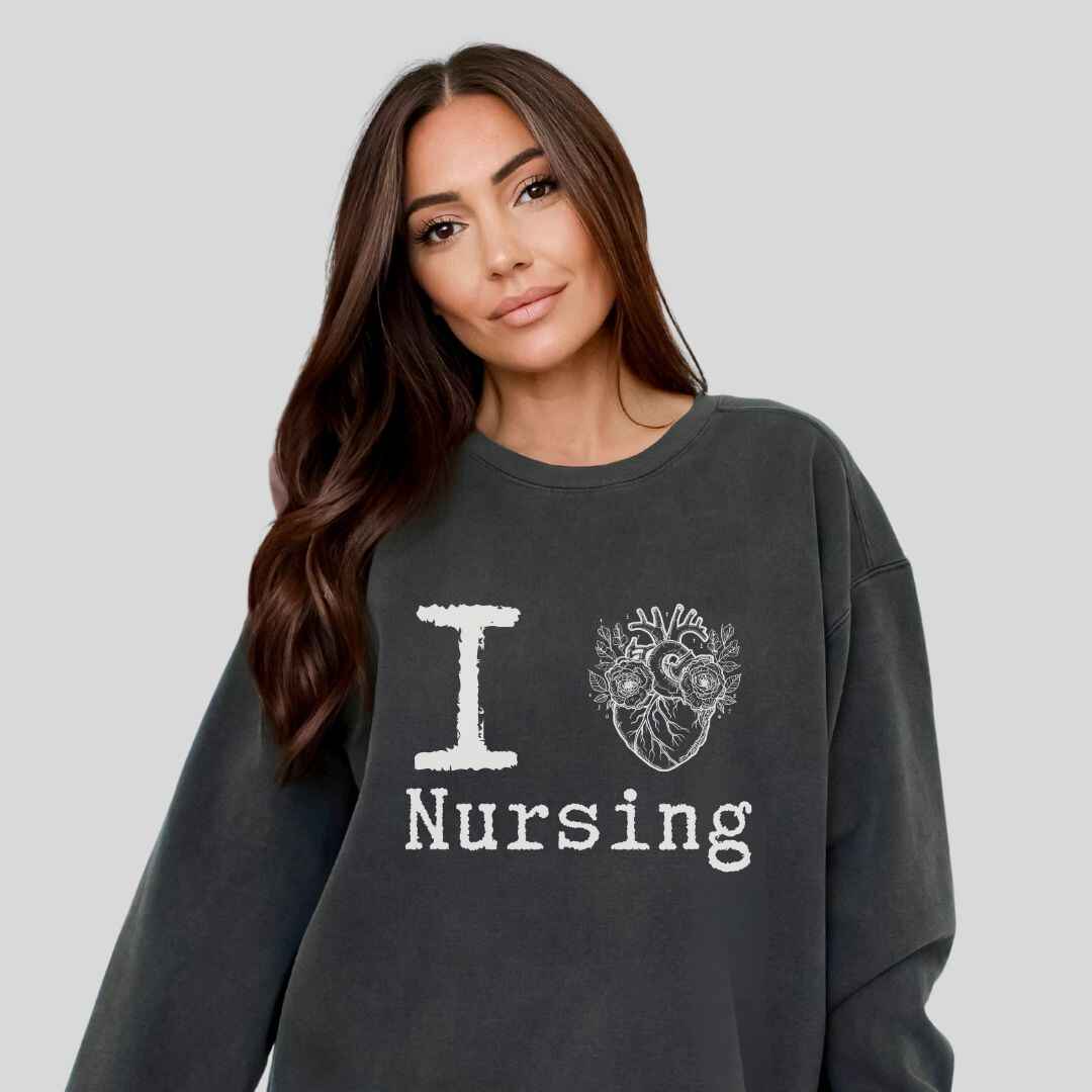 I Heart Nursing Sweatshirt