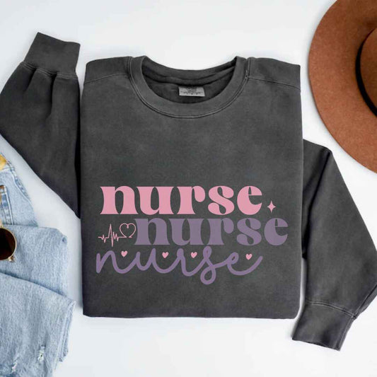 Retro Nurse Summer Sweatshirt