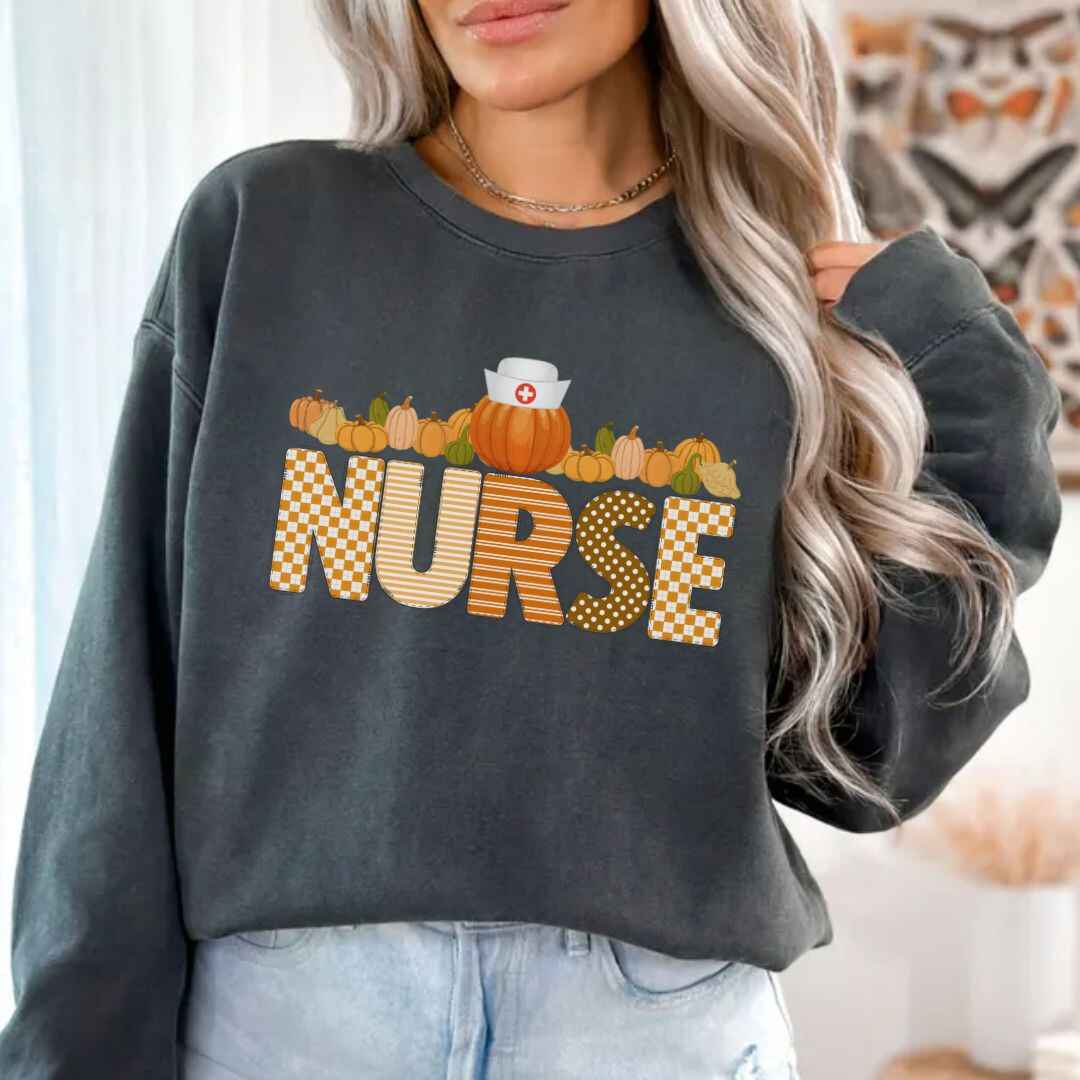 General Nurse Pumpkin Fall Sweatshirt