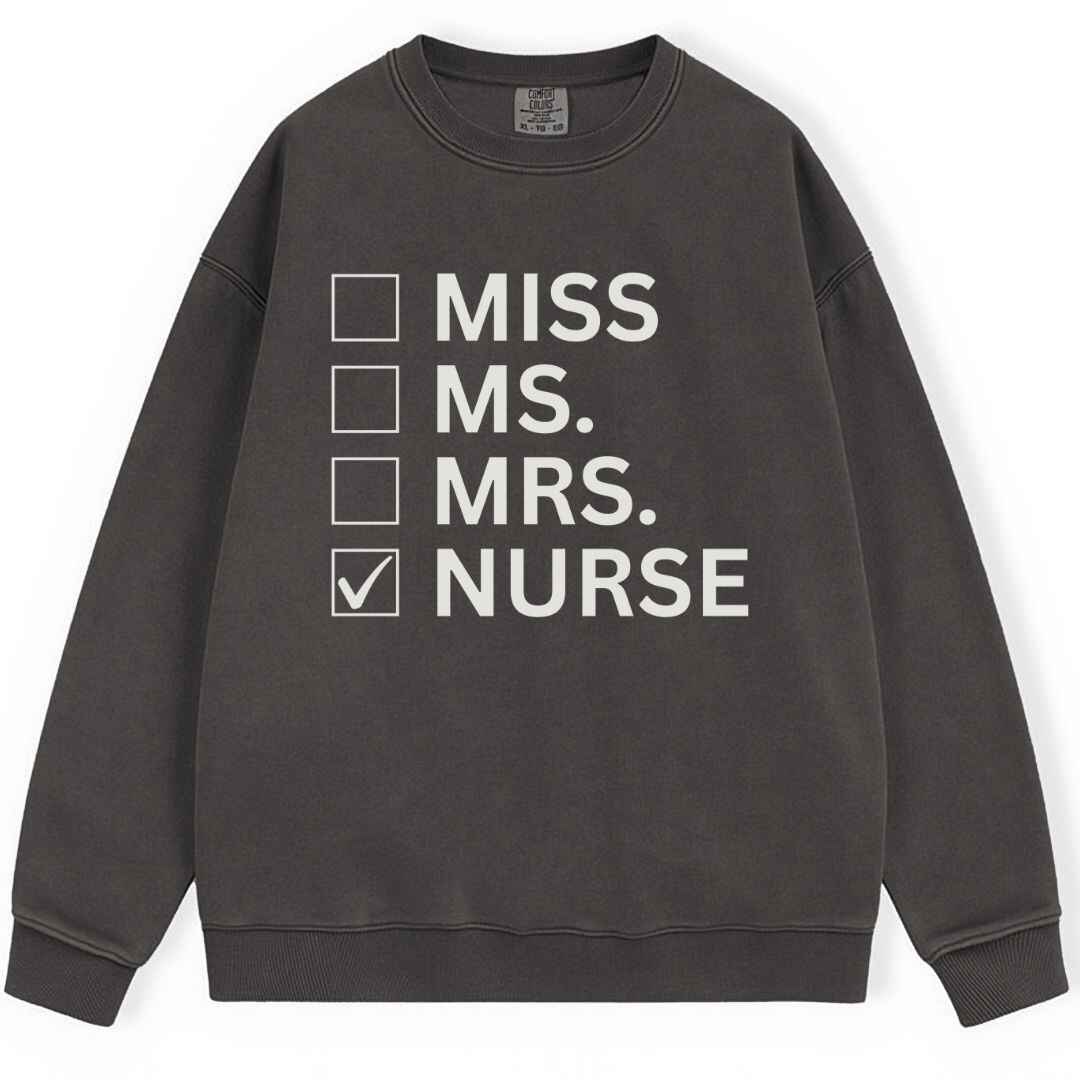Nurse Checkbox Sweatshirt