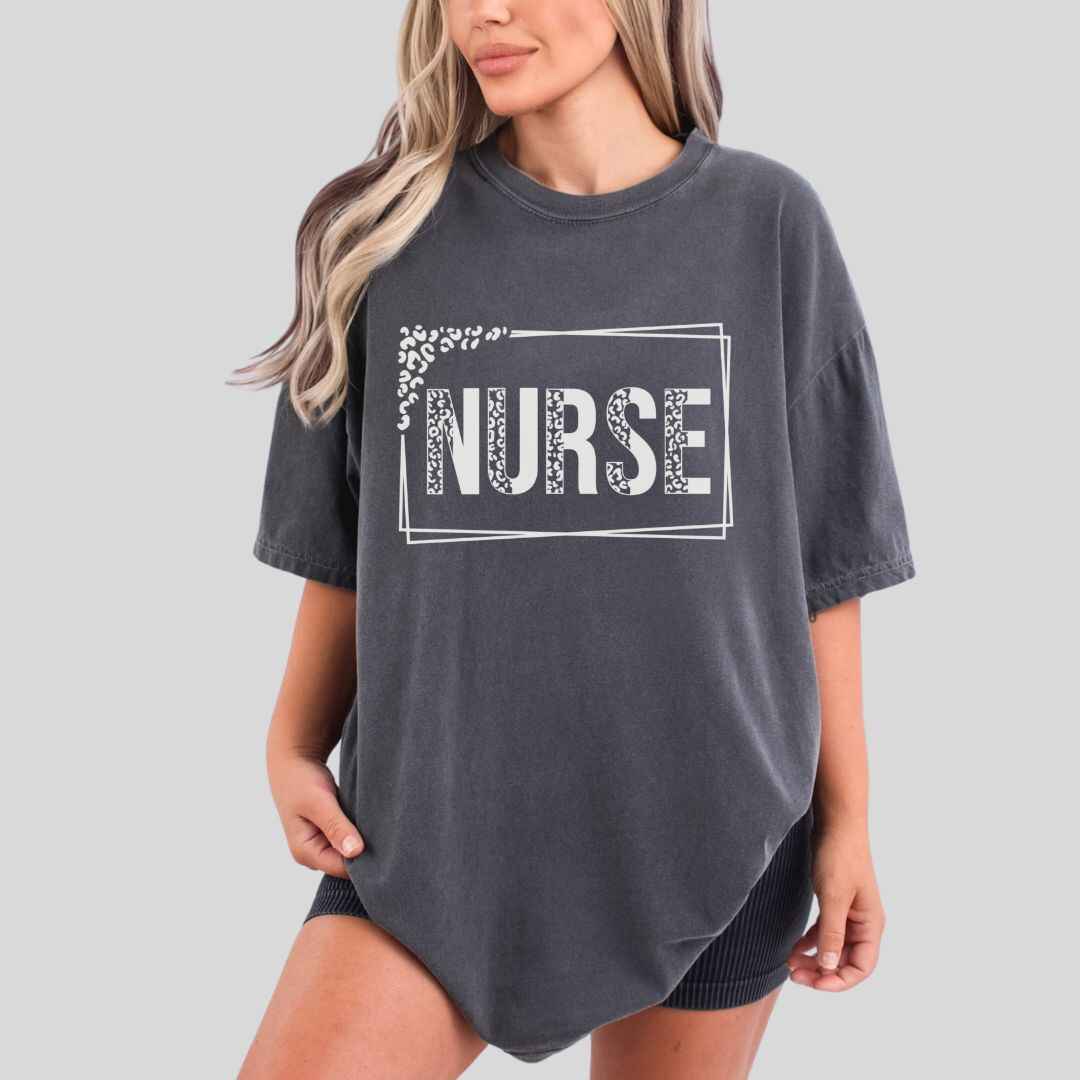 Nurse Leopard Print T-shirt