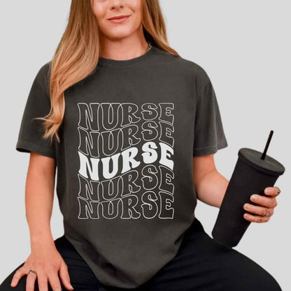 General Nurse Wavy Nurse T-shirt