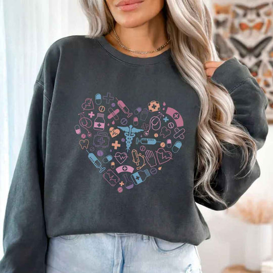 Colorful Heart Medicine Sweatshirt