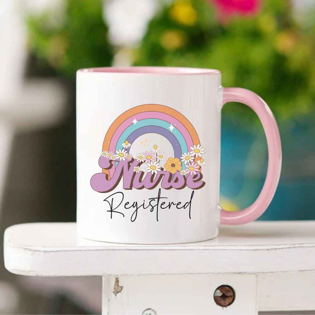 Retro Registered Nurse Mug