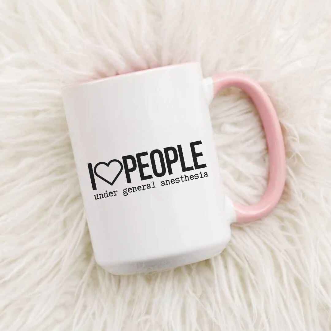 I Love People Funny Mug