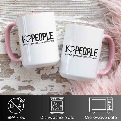 I Love People Funny Mug