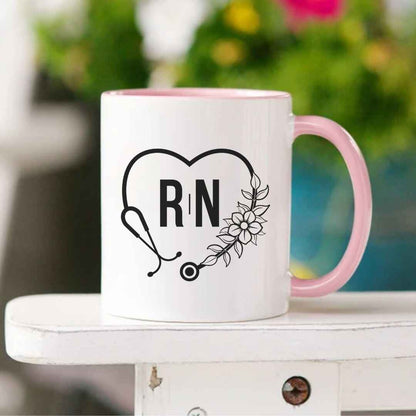 Registered Nurse _Heart Stethoscope_ Mug