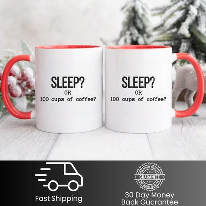 100 Cups of Coffee Funny Nurse Mug