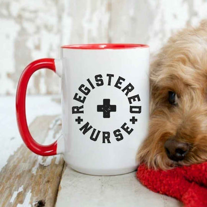 Rustic Registered Nurse Mug