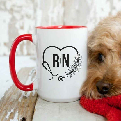 Registered Nurse _Heart Stethoscope_ Mug