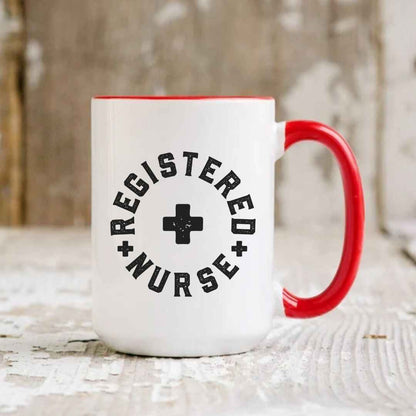 Rustic Registered Nurse Mug