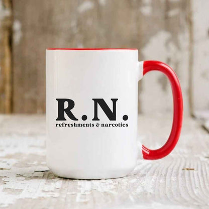 Refreshments & Narcotics Funny Mug