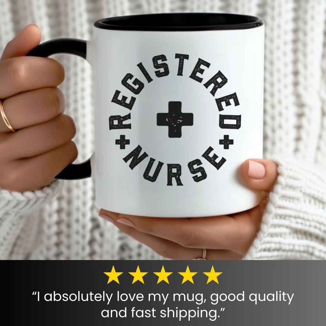 Rustic Registered Nurse Mug