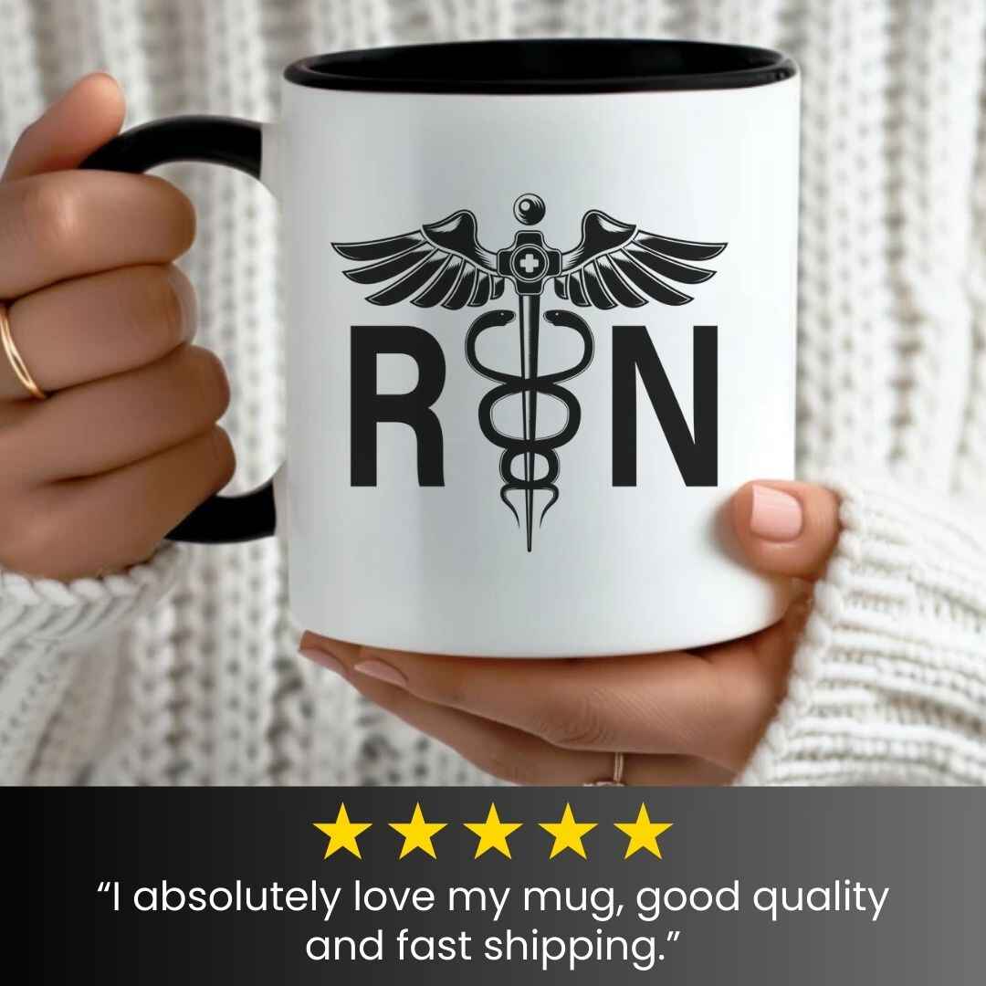 Registered Nurse _Medical Caduceus Symbol_ Mug