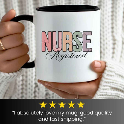 Registered Nurse Nutrition Facts Mug