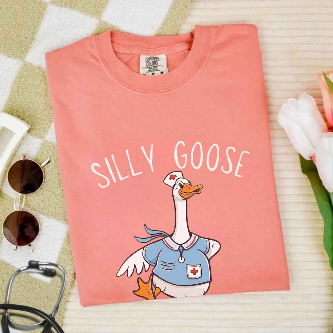 Silly Goose Nurse Club Funny T-shirt